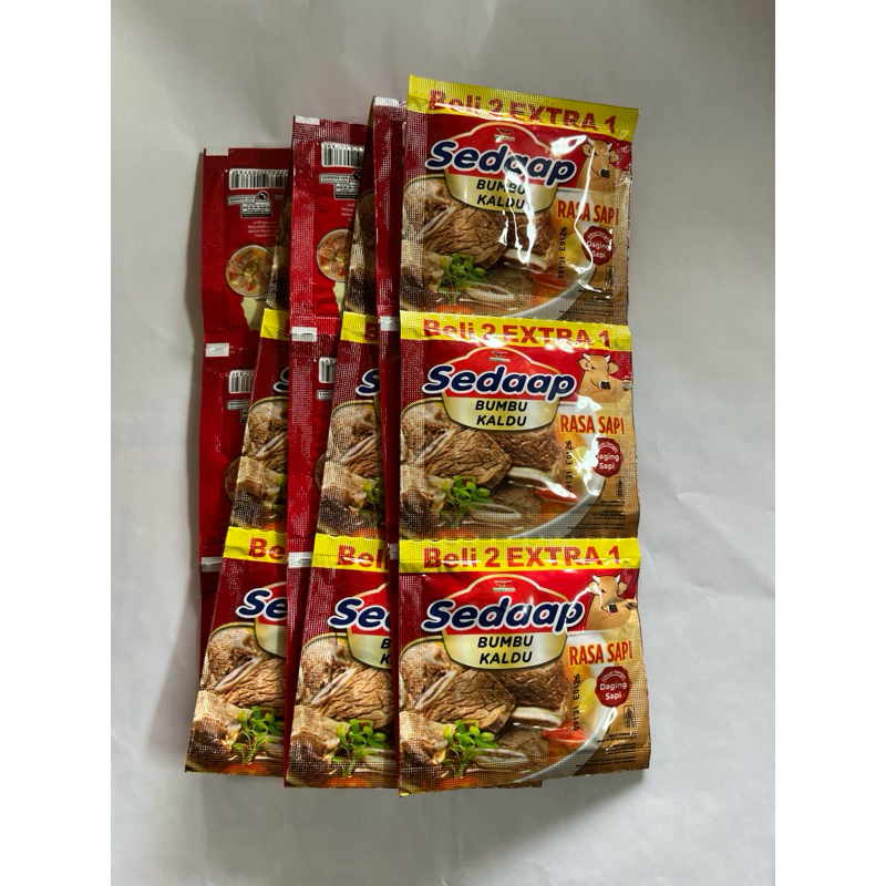 

sedap bumbu kaldu rasa sapi 1 renteng ISI 18 SACHET