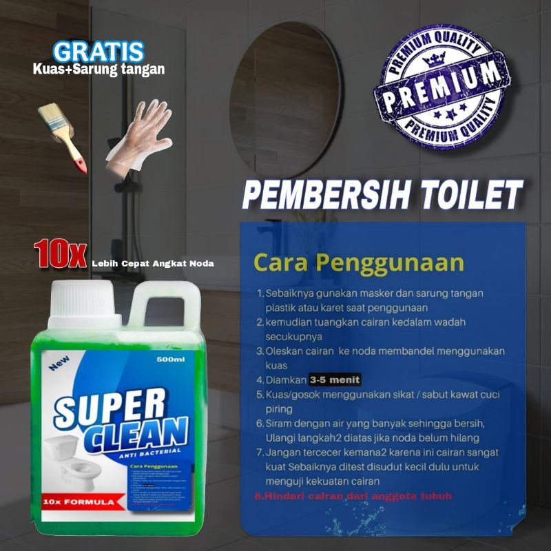 Cairan Pembersih Kerak Wc/Cairan Pembersih Kerak Toilet/Cairan Pembersih Kamar Mandi/Sabun Toilet Ka