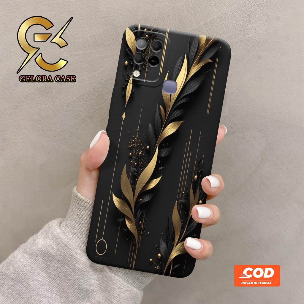 Softcase Infinix Hot 10s - Geloracase - Casing Infinix Hot 10s - Motif case Bunga - Infinix - Softca
