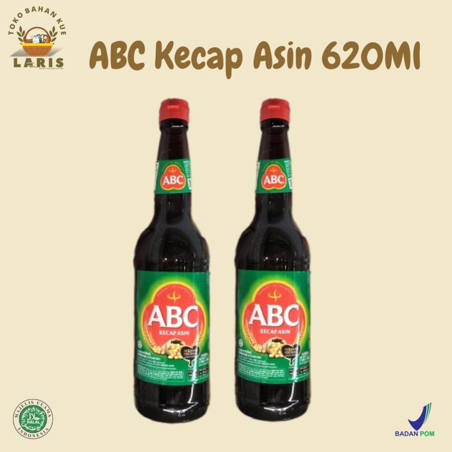 

ABC Kecap Asin 620MI kemasan botol