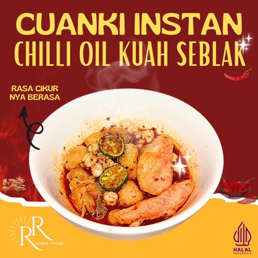 

[NEW] 1 BUNGKUS CUANKI INSTAN KUAH SEBLAK BY GUDANGSNACKTGR