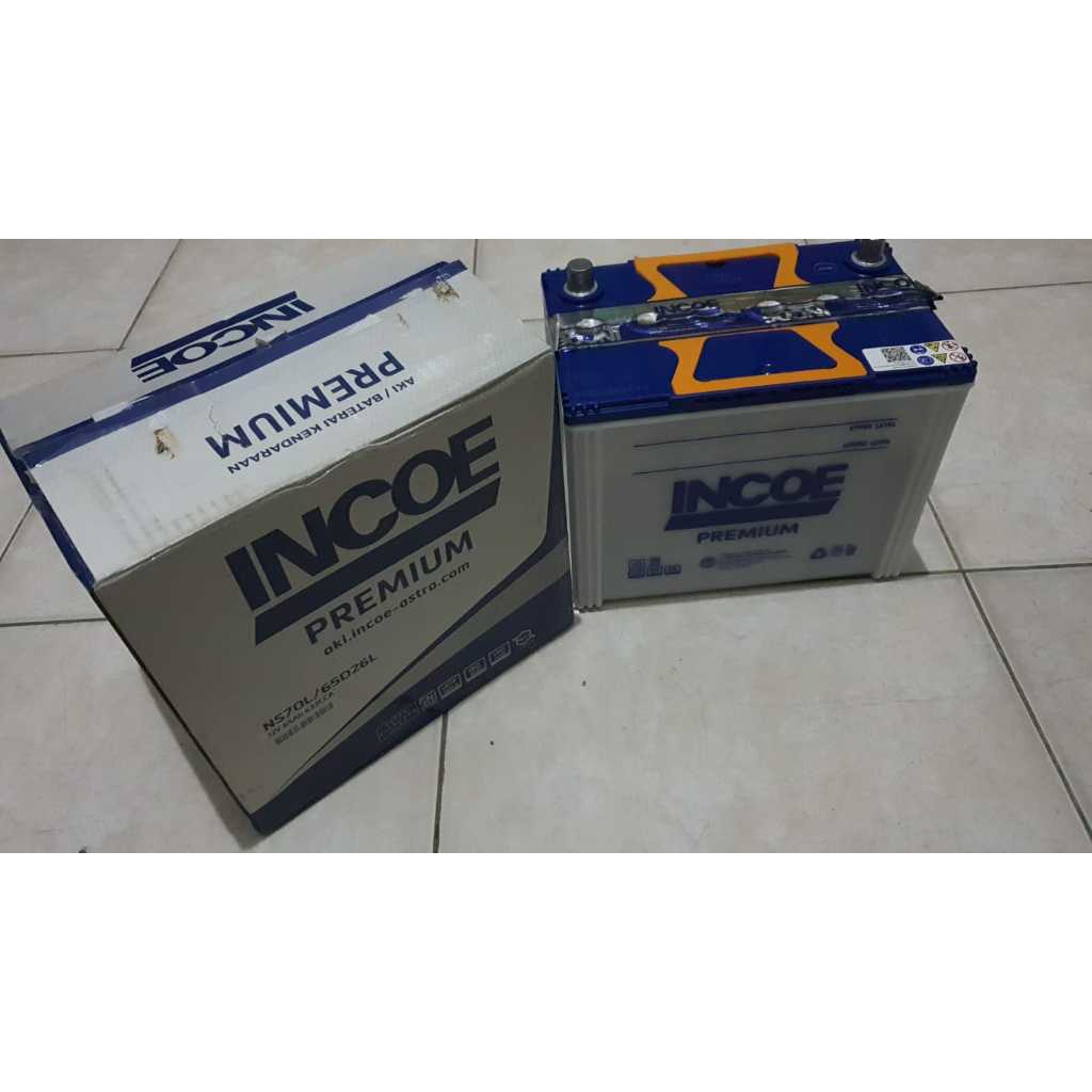 Aki Basah Incoe Premium 65D26L/ns70L (65AH)