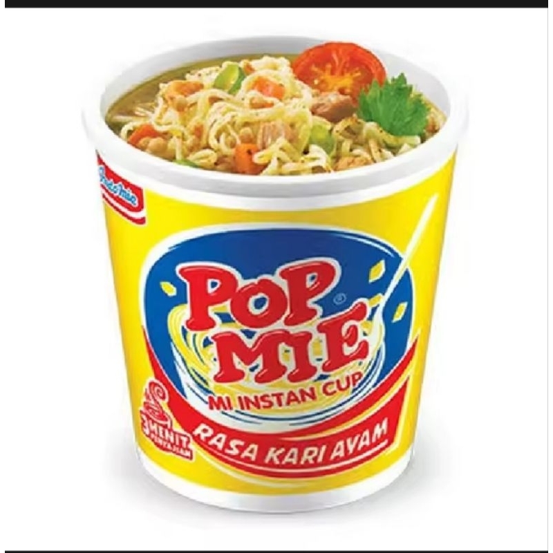 

Pop Mie Mie Instan Rasa Kari Ayam Free Ongkir