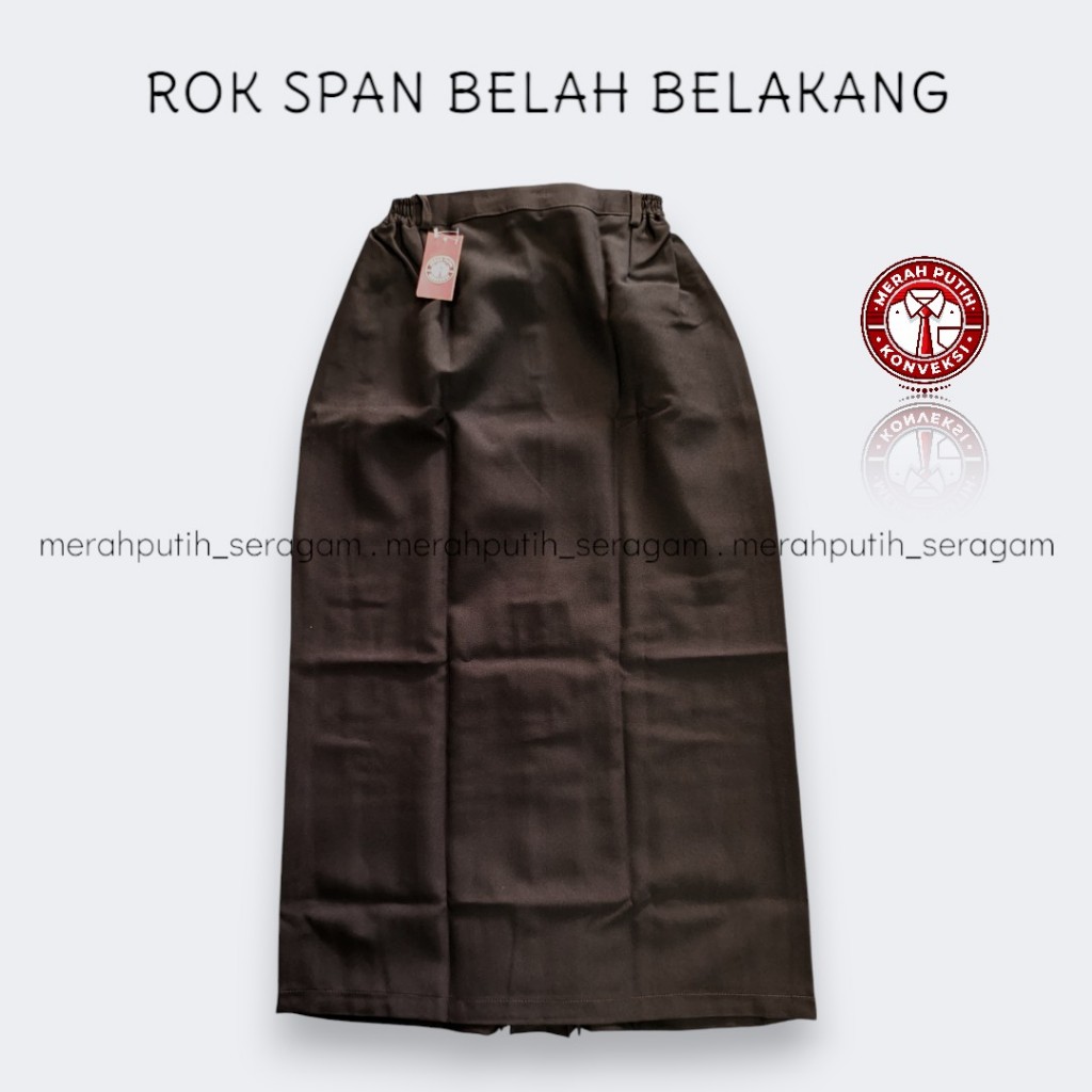 ROK SPAN PRAMUKA GURU BELAH BELAKANG BAHAN RAPILO