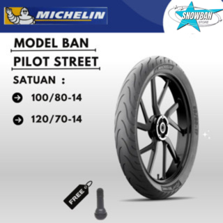 Ban motor PCX 150 Vario 160 Michelin Pilot Street Ring 14 Depan Belakang 100/80 120/70 Tubles