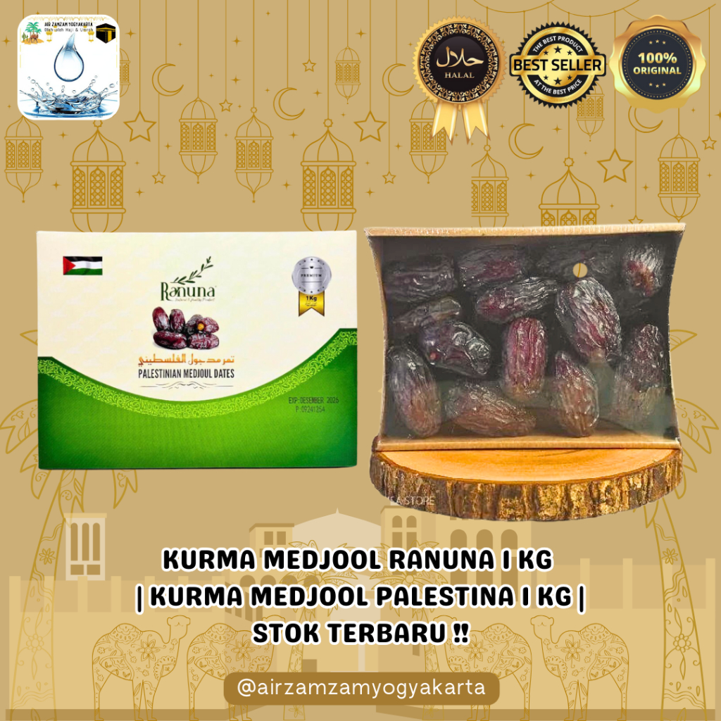 

Kurma Medjool Palestina 1kg | Kurma Medjool Ranuna 1kg | Kurma Medjool 1kg Jumbo