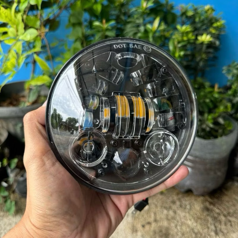 Daymaker 16 LED 5.75 inch lampu daymeker DAY 16led pnp l2g van2 jute YL cb125