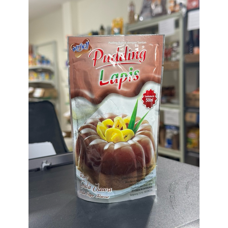

Nutrijell Pudding susu Palm Sugar Flavour / Rasa Gula Jawa 100gr