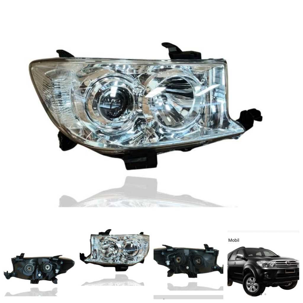 HEADLAMP LAMPU DEPAN FORTUNER 2009