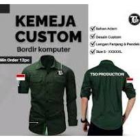 KEMEJA BORDIR CUSTOM | KEMEJA CUSTOM | BORDIR KEMEJA KEMEJA BORDIR AMERICAN DRILL | CUSTOM