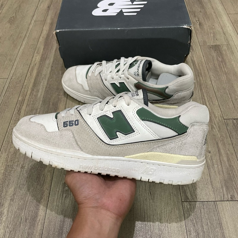 New Balance 550 WhiteGreenGrey #M708