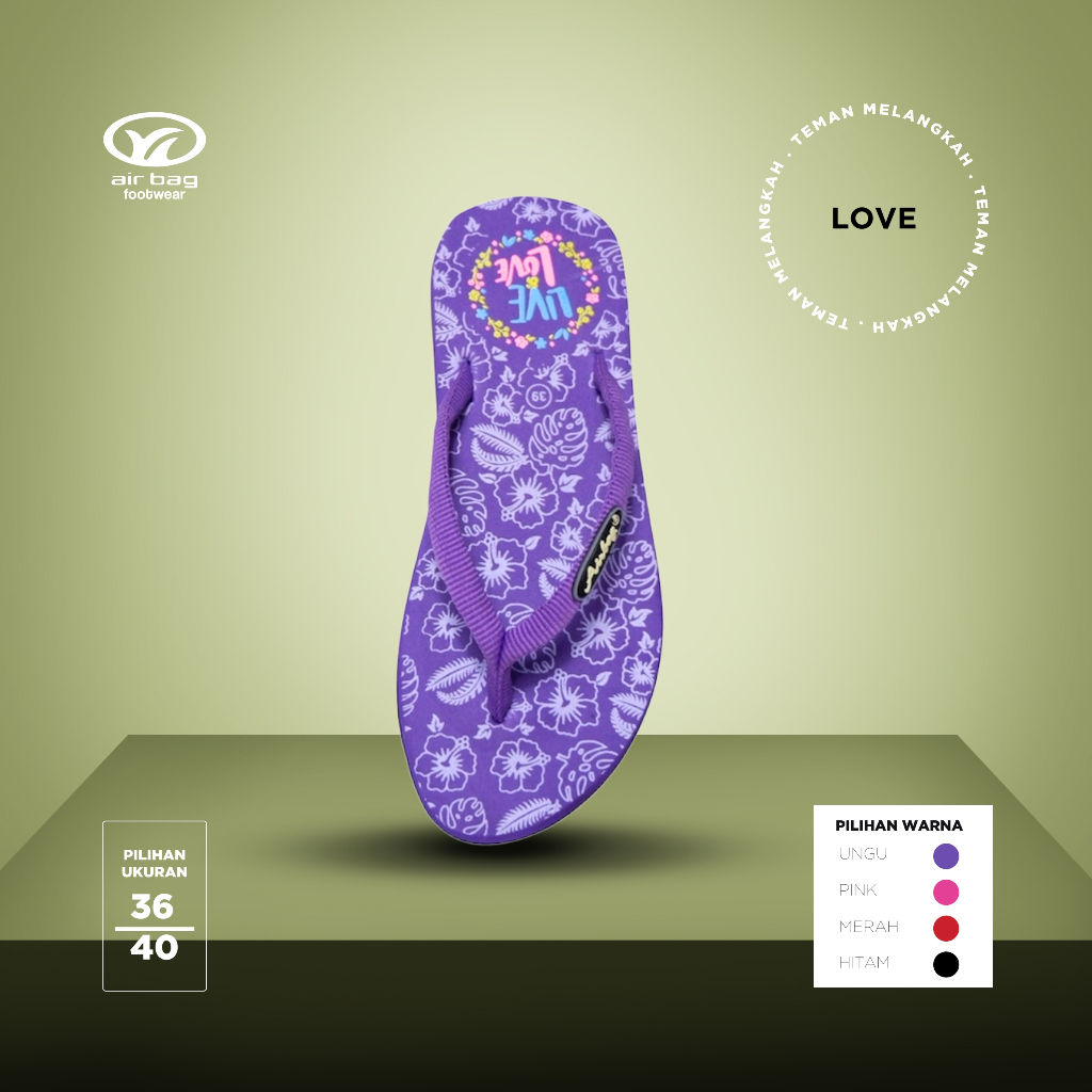 Love Airbag - Sandal Wanita Promo Sandal Jepit Wanita Sandal Santai Sandal Harian Cantik Kekinian Sa