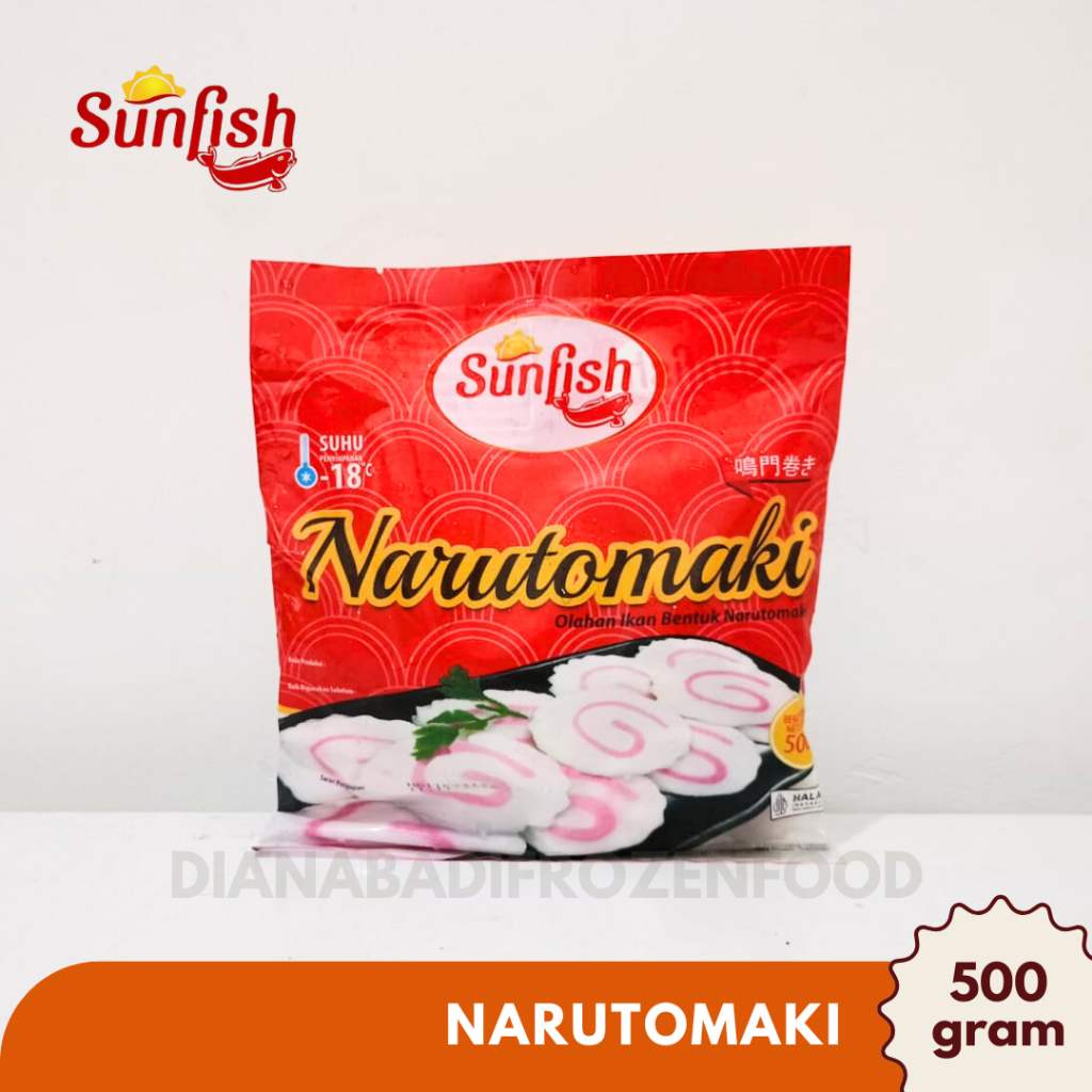 

SUNFISH NARUTOMAKI Olahan Ikan Bentuk Narutomaki 500gr