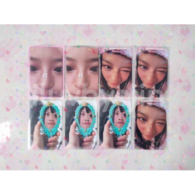 (WAJIB BACA DESKRIPSI) WTS PHOTOCARD HANNI ZOOM HANNI WINK HANNI MIRROR PITA HANNI HAERIN HYEIN DANI