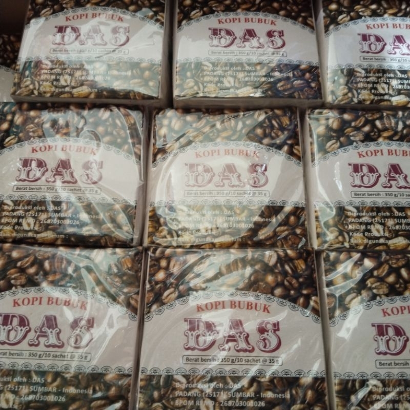 

Kopi Das Kotak isi 10 Bungkus @ 35 gr