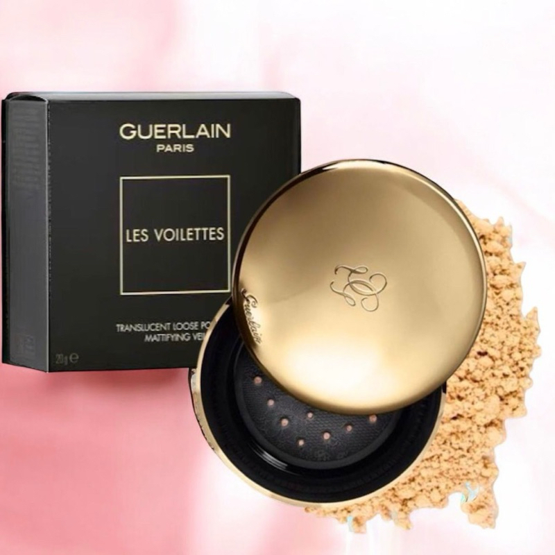 Guerlain Les Voilettes Translucent Loose Powder Shade 4 Dore 20grm - Bedak Tabur