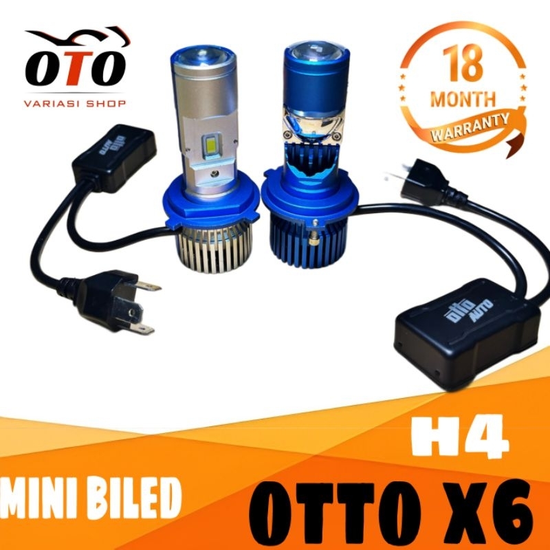 RB MINI PROJIE OTTO X6 DOUBEL BEAM SOKET H4 PNP MOBIL MOTOR
