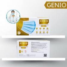Masker Genio 3ply isi 50pcs Masker Medis Premium Surgical Earloop ASLI GENIO