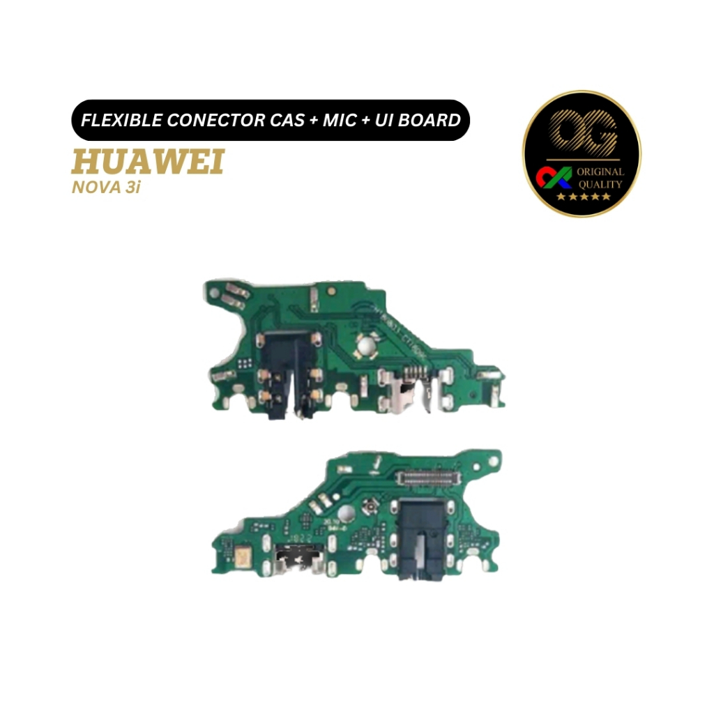 FLEXIBLE HUAWEI NOVA 3I CONECTOR CAS + MIC + UI BOARD