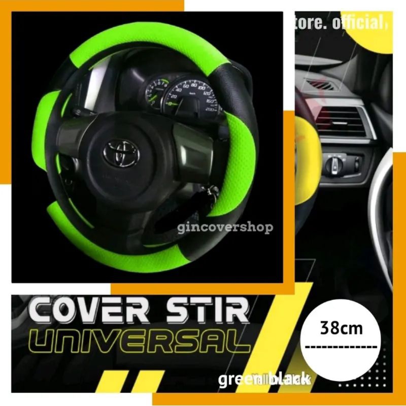 RK cover/sarung setir mobil inova/avanza/xenia/ayla/calya/sigra sarung stir bungkus stir ukuran