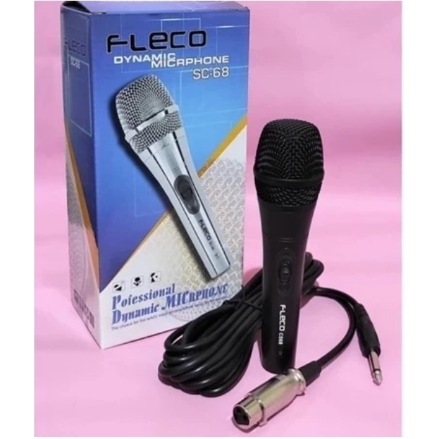 MIC KABEL DYNAMIC FLECO MICRPHONE SC-68 PROFESSIONAL DYNAMIC MICRPHONE SC-68/MIC KABEL FLECO SC-68