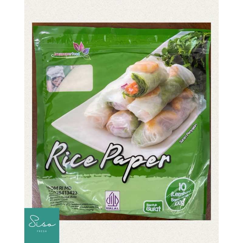

Rice Paper 10 Lembar / Kulit Spring Roll