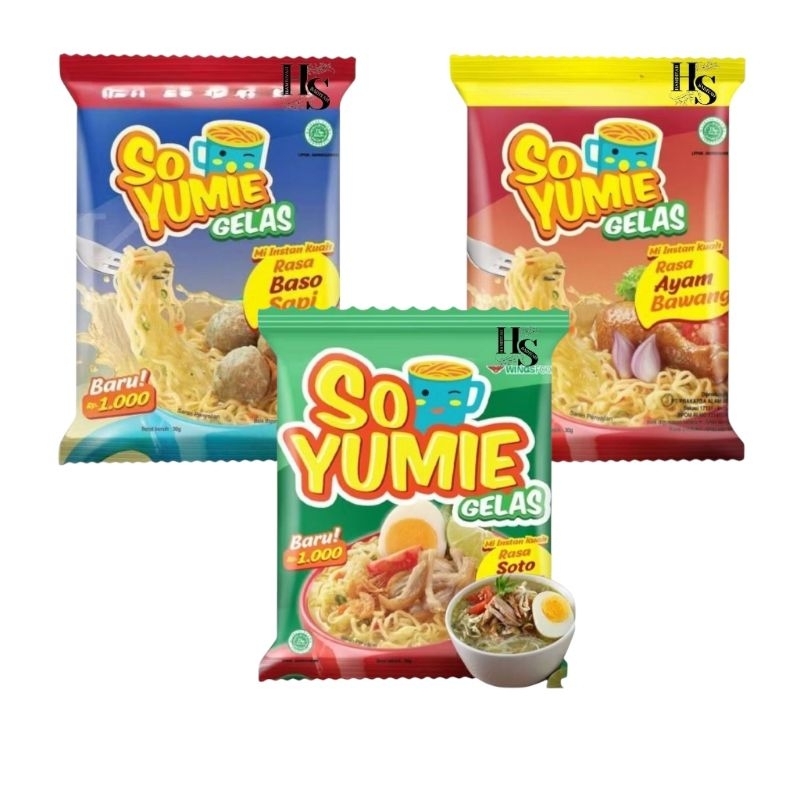

so yumie mie renteng / mie gelas so yumie renteng isi 10 sachet