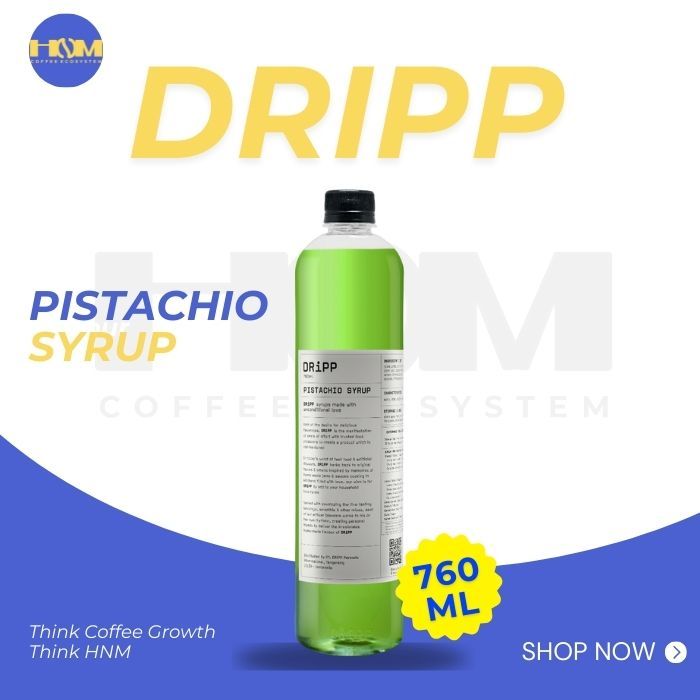 

DRiPP - Syrup Pistachio 760ml - Sirup Minuman Rasa Pistachio