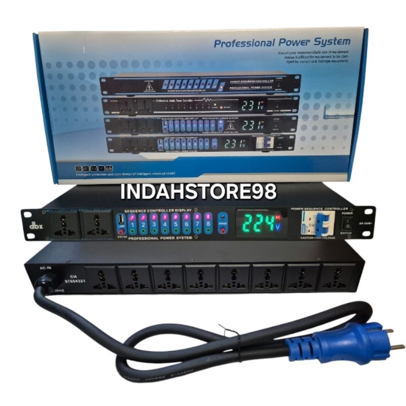 Power Sequencer DBX SR 328+ Power Conditioner With Sequencer DBX SR 328B+ Power Squencer Dbx SR-328B