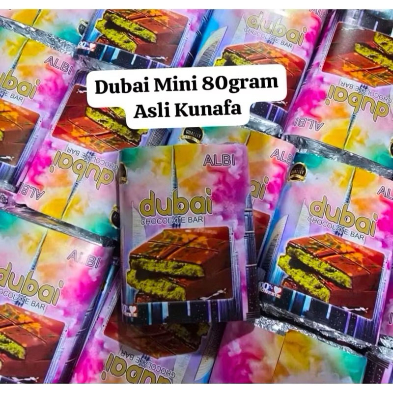 

Coklat Dubai Mini asli kunafa