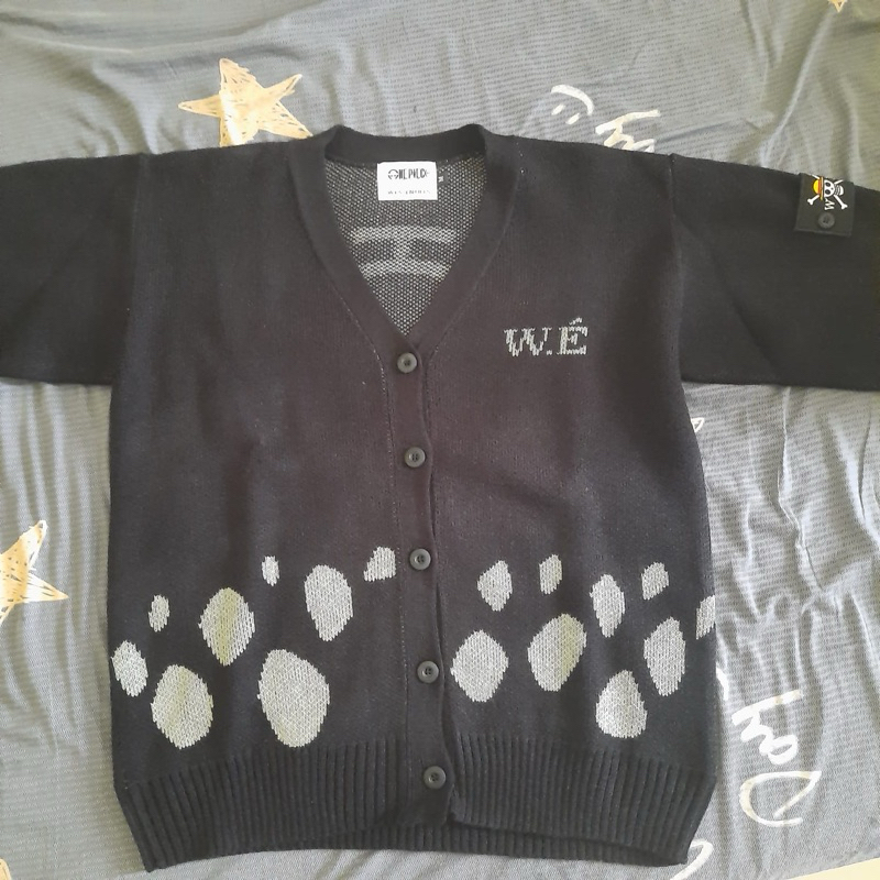 W.ESSENTIELS x One Piece Trafalgar Law Oversize Cardigan Knitwear
