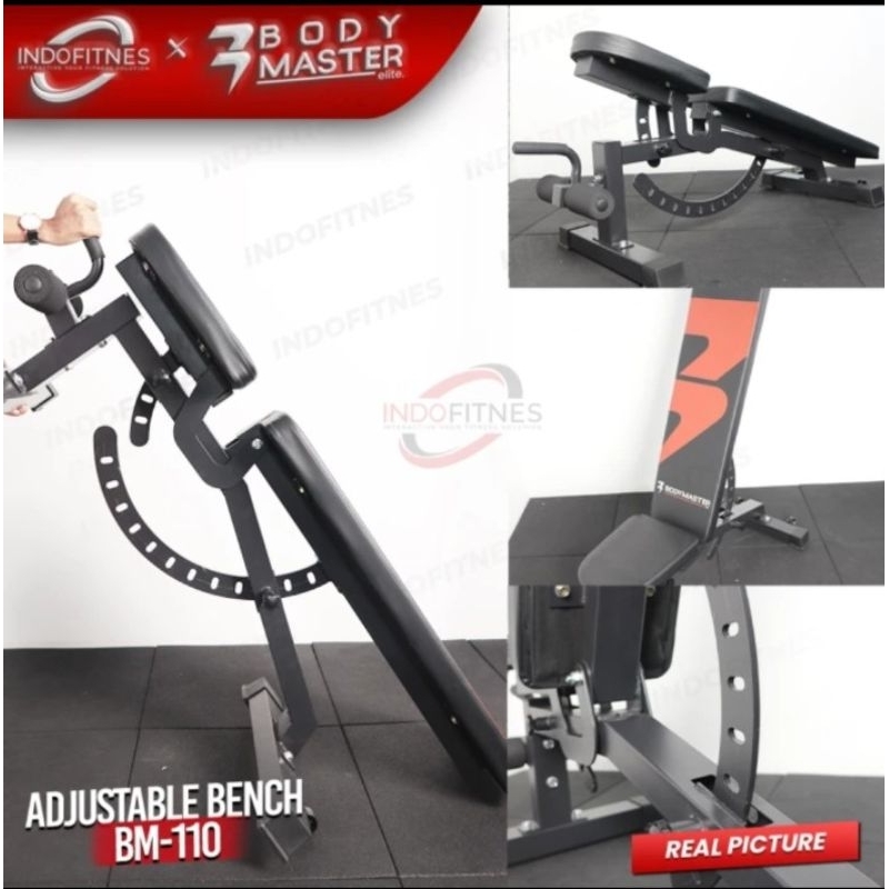 BODYMASTER Adjustable Bench BM-110 - Bangku Sit Up Fitness Gym
