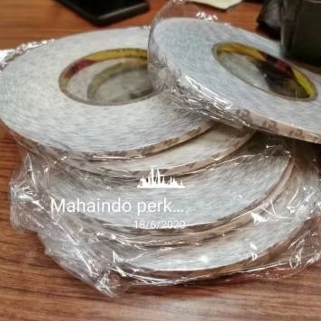 Double tape 3M 9080 Tisu / perekat 3M Permanen 6mm x 50 meter