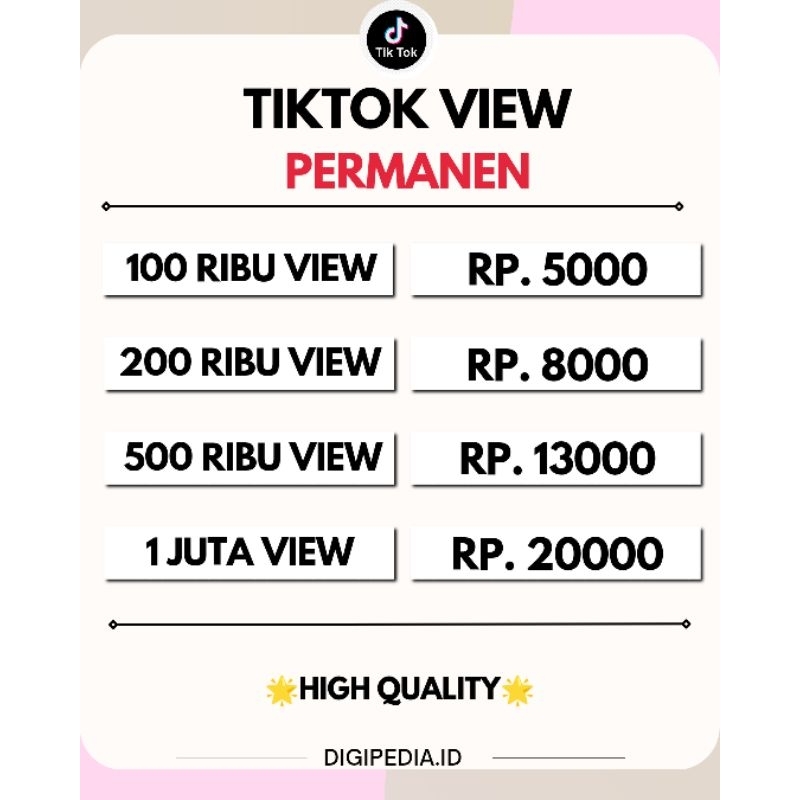 views tiktok auto Fyp termurah (garansi)