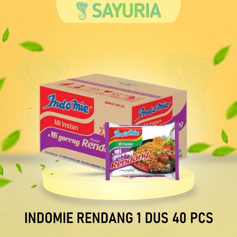 

INDOMIE GORENG RENDANG 1 DUS ISI 40 PCS
