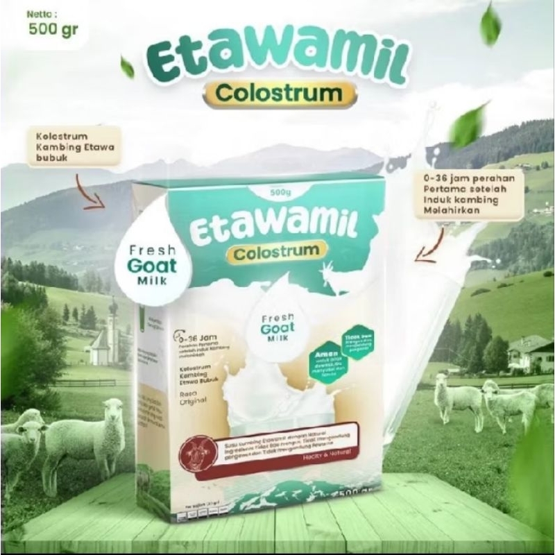 

ETAWAMIL COLOSTRUM susu kambing etawakolostrum premium HALAL/BPOM