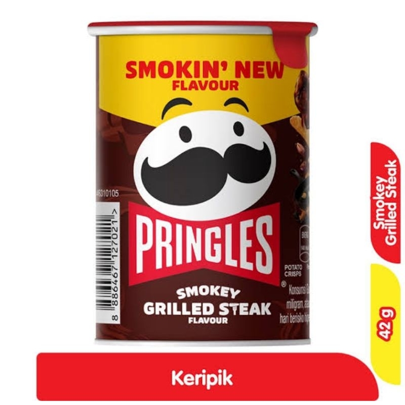 

PRINGLES RASA SMOKEY GRILLED STEAK / SMOKEY GRILLED STEAK FLAVOUR 42GR
