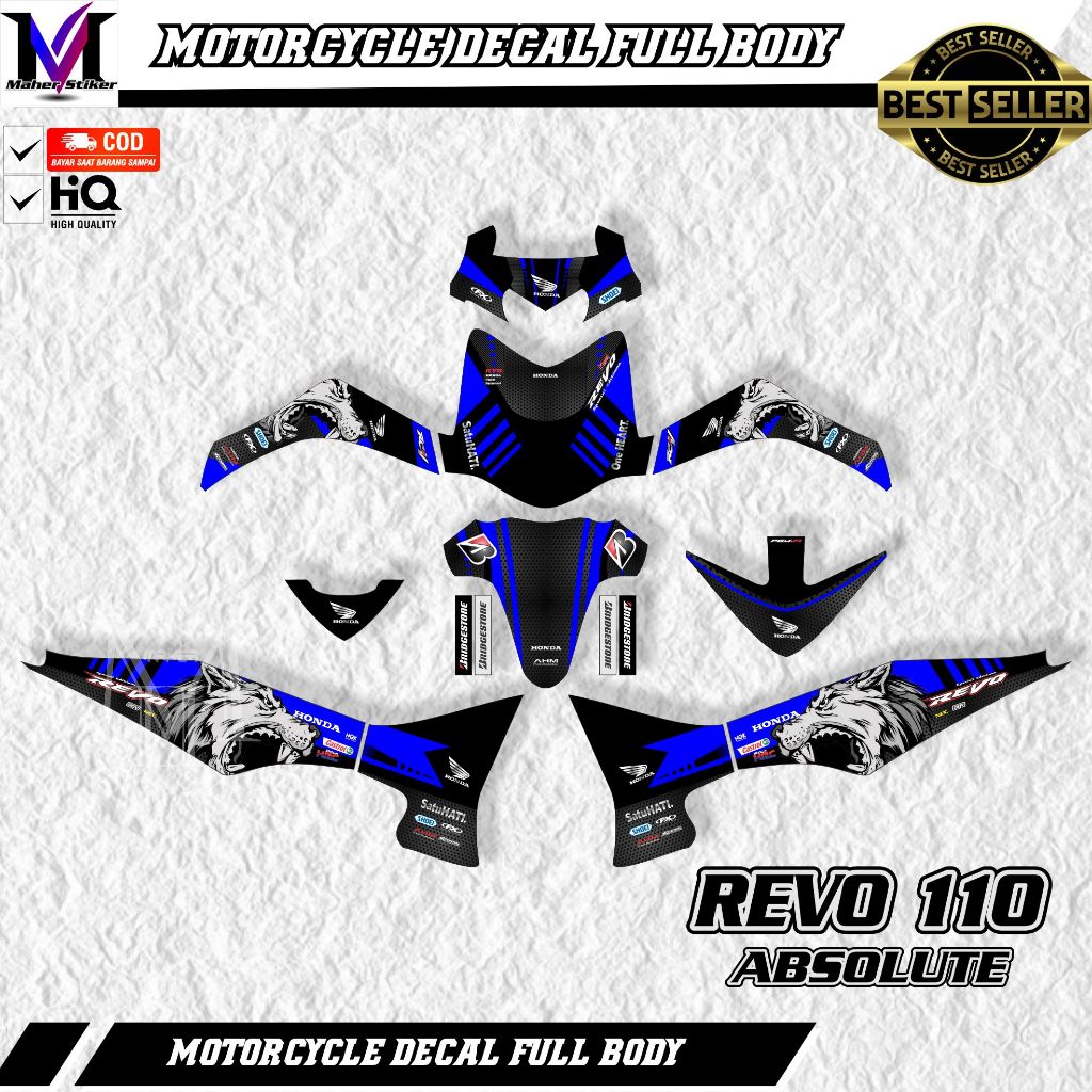 Decal Revo Absolute Fullbody Variasi Serigala