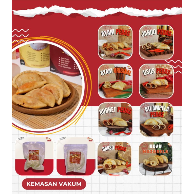 

CIRENG SANGAR ISI PEDAS JUMBO 1 PACK ISI 2 PCS