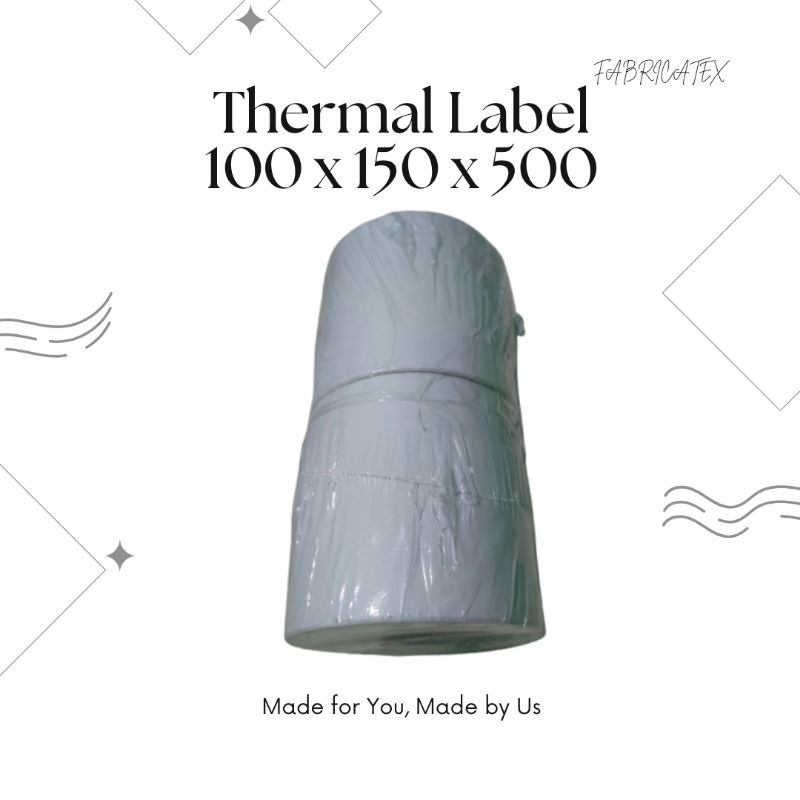 

Thermal Label 100x150mm – 500 pcs | Label Pengiriman / Label Ekspedisi