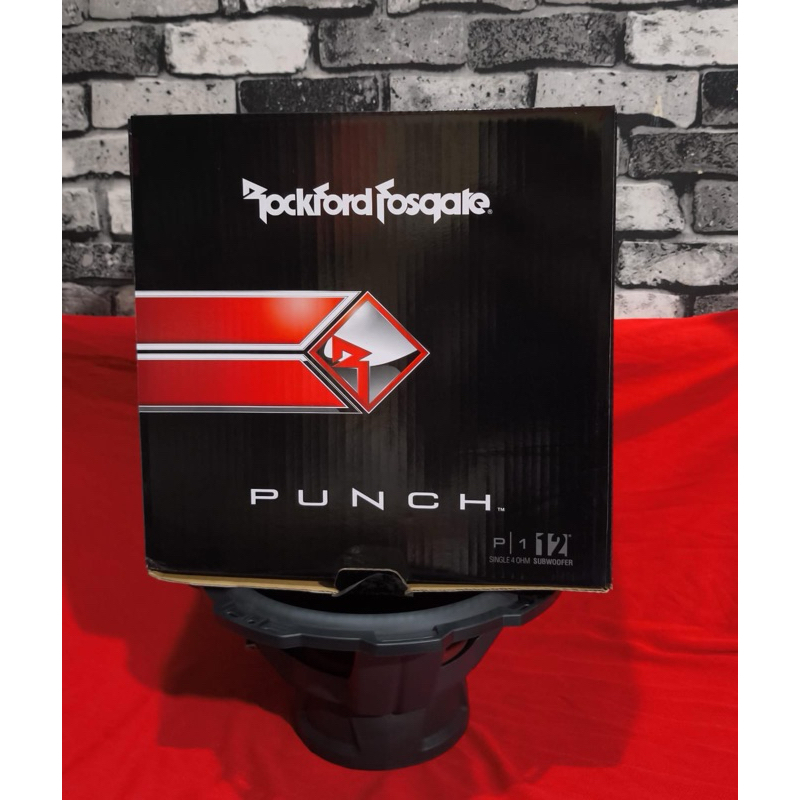 Subwoofer Rockford P1 12 inch Single 4 Ohm Subwoofer Rockford P1 12 inch Original