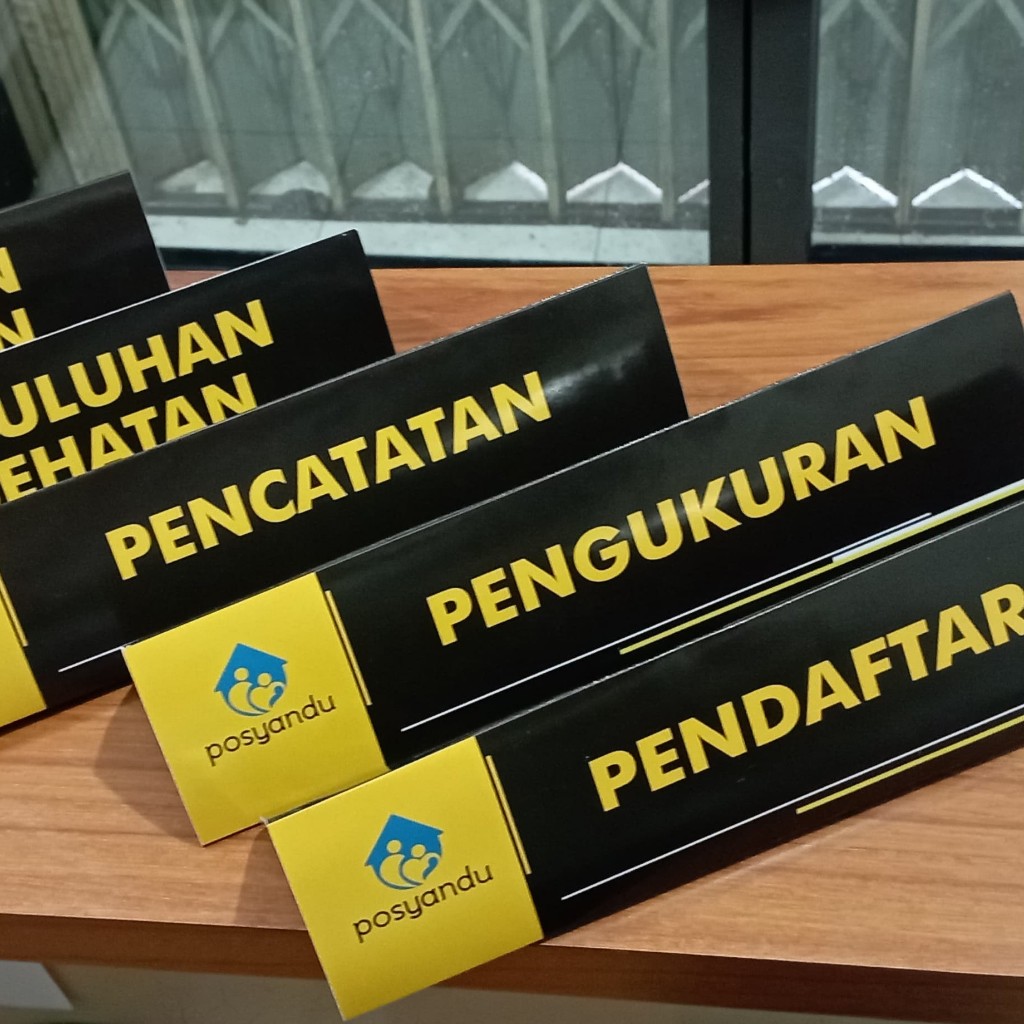 

Nama Meja Posyandu Ekonomis, Posyandu, Sign Meja, Nama Meja,