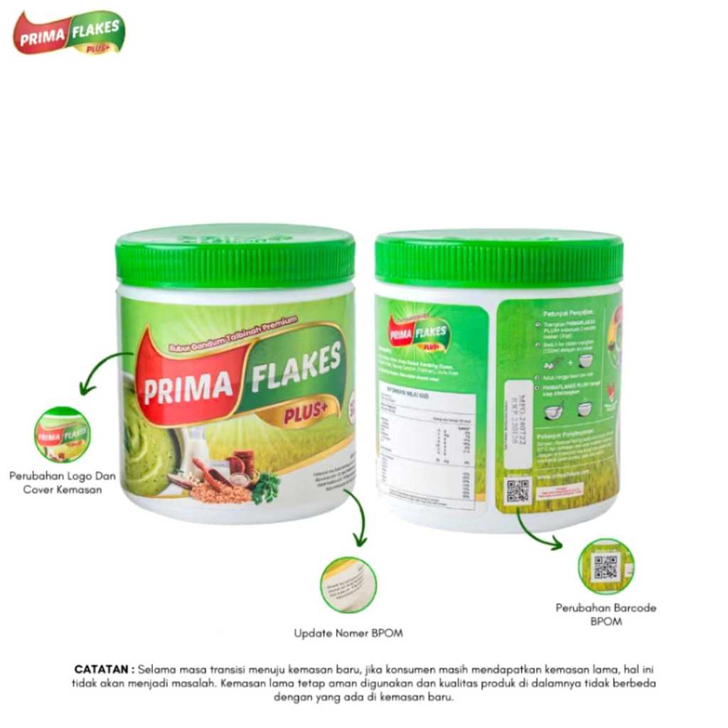 

PRIMAFLAKES Bubur Gandum Sereal Plus Kelor Serta Susu Kambing Dan Gula Aren