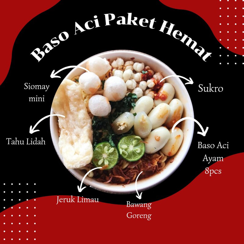 

Baso Aci isi ayam pedasnya juara bumbu komplit murah meriah khas garut