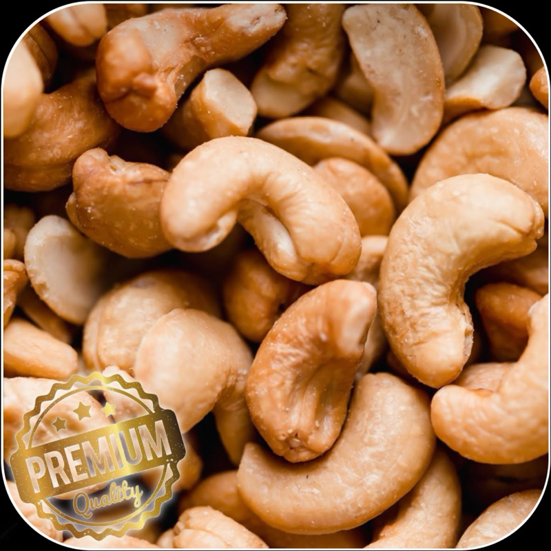 

Cashew Nut ROASTED Whole / Kacang Mede Mente Panggang Utuh [ Premium Quality ] 100g - 1 kg