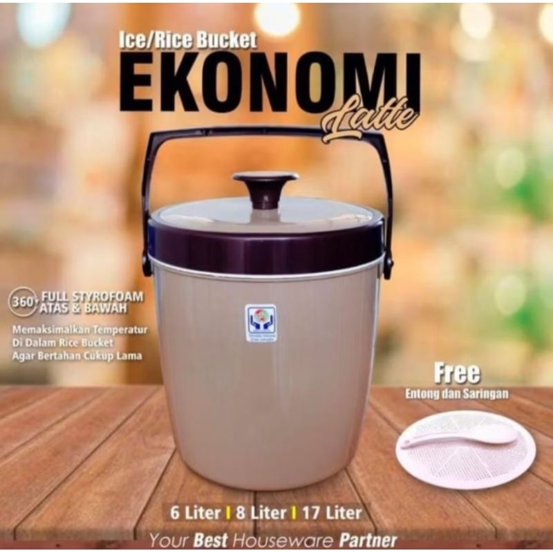 Termos Nasi 6Liter-Termos Es/ Rice Bucket / Ice Bucket 6 Liter/Termos Serbaguna