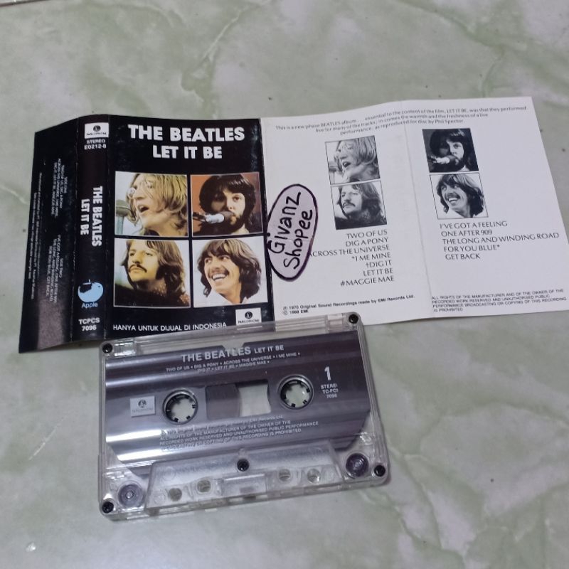 kaset pita The Beatles - Let it be