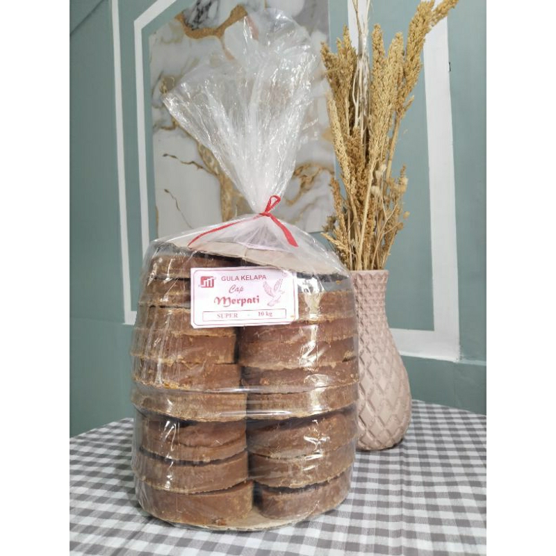 

Gula Nira Asli Kelapa (Gula Cetak Ball) 10 Kg / Gula Merah Kelapa / Gula Jawa Kelapa/ Gula Bulat Kelapa