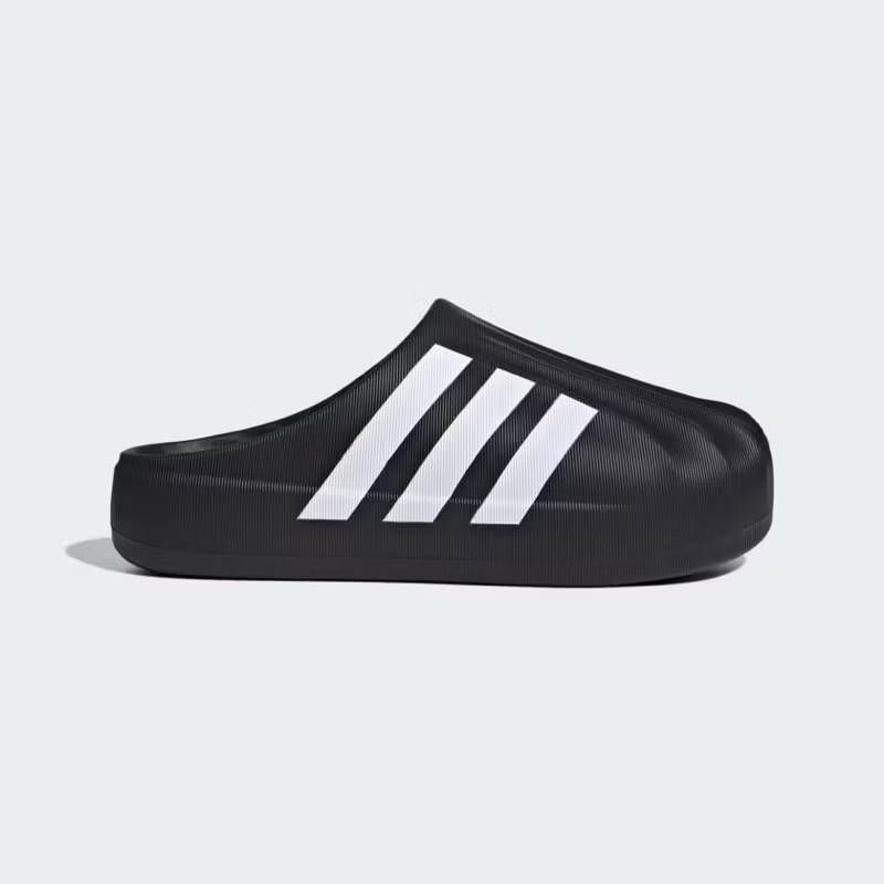 Adds Adifoam Superstar Mule Slip On Black White