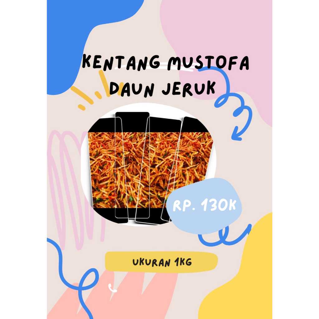 

Kentang Mustofa Daun Jeruk Renyah, wangi, dan enak